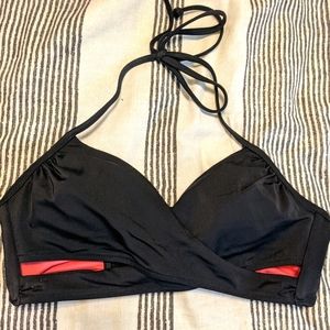 PINK Bikini top, black, medium